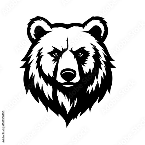 bear head vector