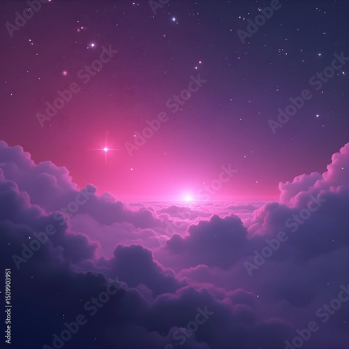 night sky with stars