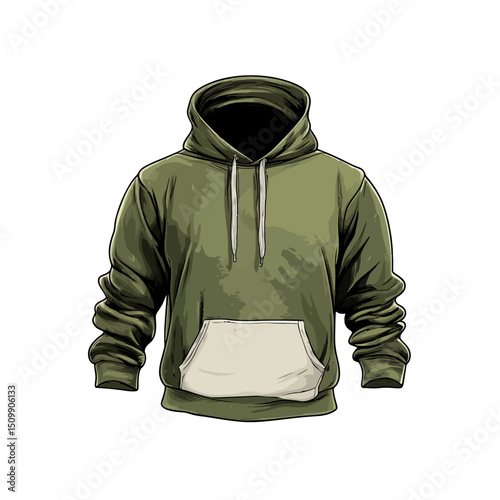 Hood isolated on white 