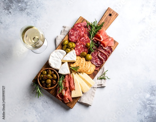 Gourmet cheese and charcuterie board (2)