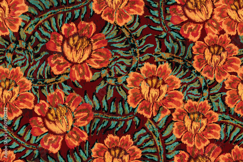 floral background or motif