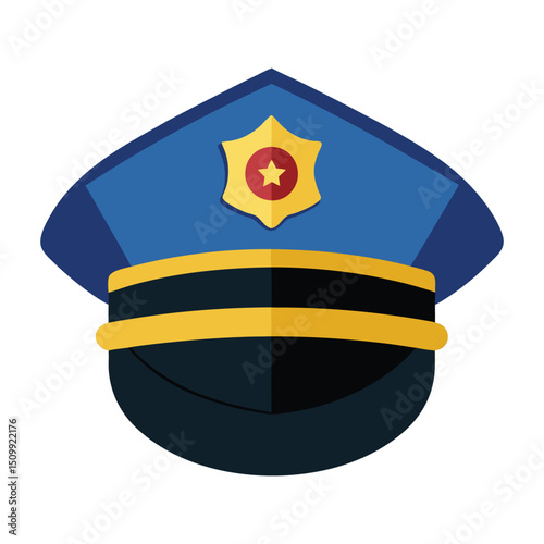 vector police officer badge