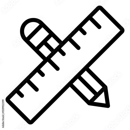 technical drawing Line Icon