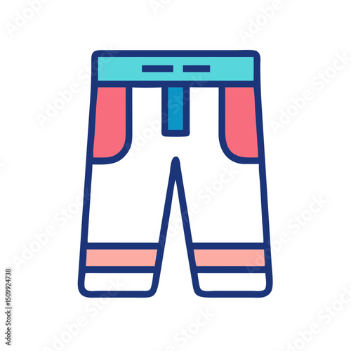 Trouser Icon Illustration Vector
