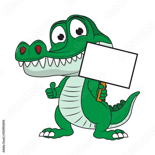 cute crocodile animal cartoon illustration