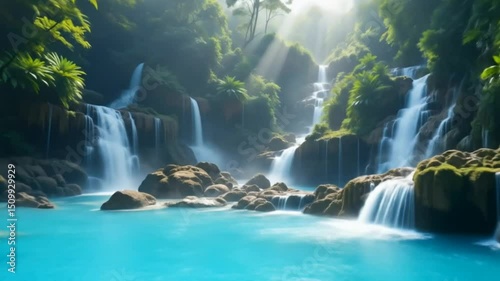 waterfall in thailand