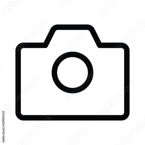 Camera photography outline icon vector illustration PNG