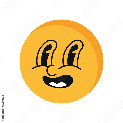 Retro Cartoon Emoji
