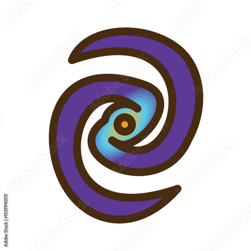Space Galaxy Center Icon