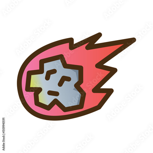 Space Meteor Icon