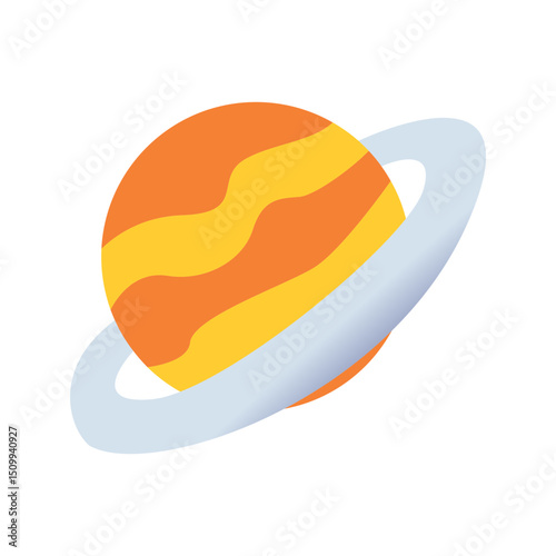 Space Saturn Icon