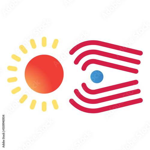 Space Solar Wind Icon