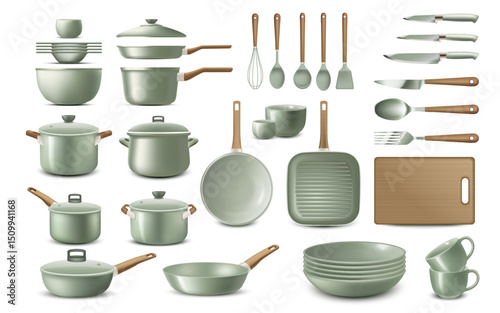 Realistic Cooking Kitchen Utensils Original Set