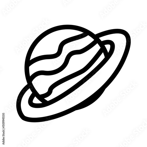 Space Saturn Icon