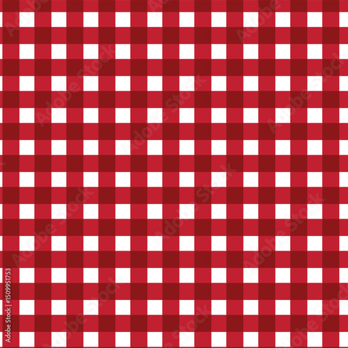 simple checks red couler pattern desing