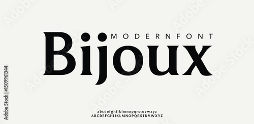 Bijoux elegant awesome alphabet letters font and number. unique serif font. Classic Lettering Minimal Fashion Designs. Typography fonts regular uppercase and lowercase. vector illustration