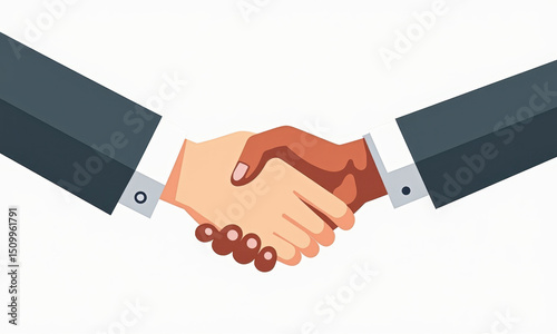 Diverse Hands Shaking, Business Deal, Unity - Diversity & Inclusion