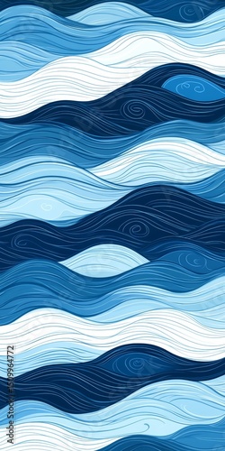 Dynamic Blue Waves Abstract Background A Vivid and Fluid Design with Textured Appearance