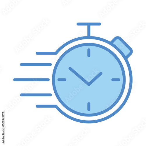 Delivery Time sign symbol vector flat icon