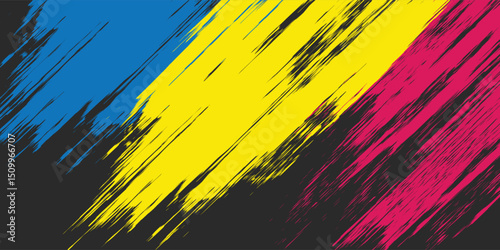 Minimal Abstract colorful Grunge Scratch Background Template. vector ilustration