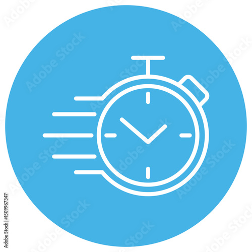 Delivery Time sign symbol vector flat icon
