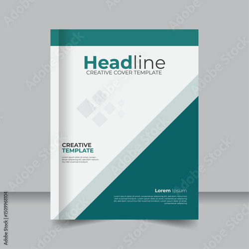 Bild auf Leinwand Modern Corporate Flyer and Cover Design, Templates for Annual Reports and Books,