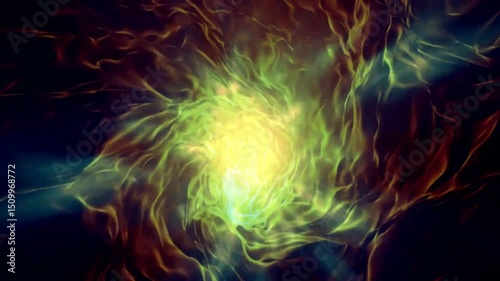 abstractswirling smoke with fire background