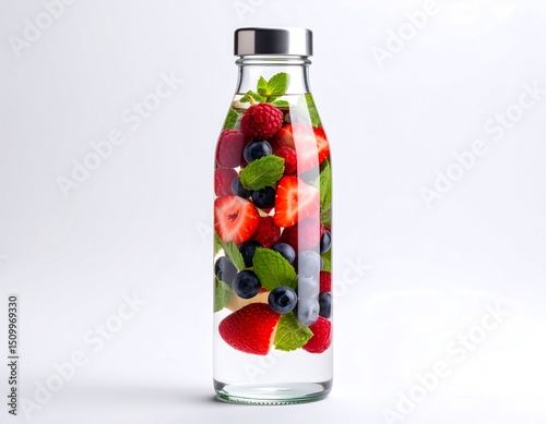 Refreshing fruit infused water bottle (5) photo