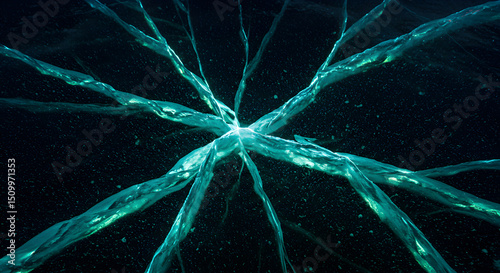 Striking Ice Formation Reveals Nature's Intricate Patterns In Winter