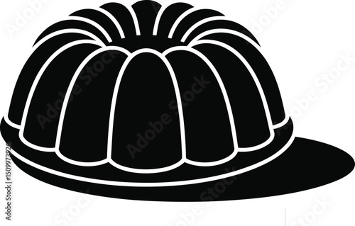 Jelly mold hat funny dessert design graphic