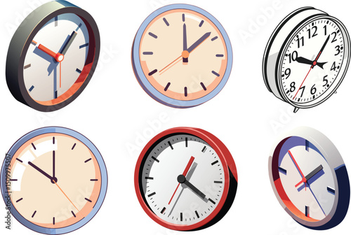 Modern Wall Clocks – Analog Designs for Home or Office. 