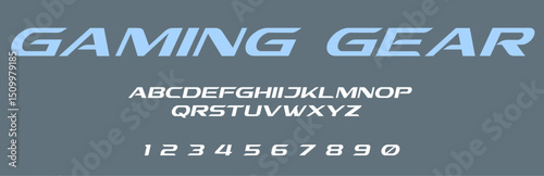Gaming Gear lettering vector graphic apparel clothing prints eps svg png. Typography Fonts graphics designs posters stickers. Download it Now in high resolution format and print it in any size