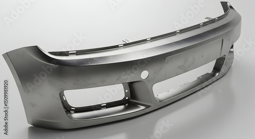 Unpainted Car Bumper Part Ready For Customization And Auto Body Repair