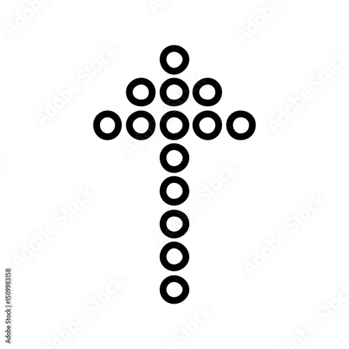 Up arrow vector icon. scroll illustration sign. Direction symbol or logo.