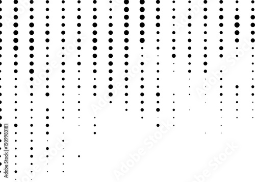 Abstract halftone wave dotted background