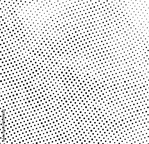 Abstract halftone wave dotted background