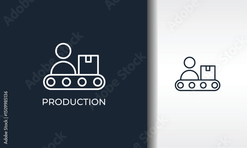 Production Vector, Icon Or Logo Sign Isolated Symbol Illustration