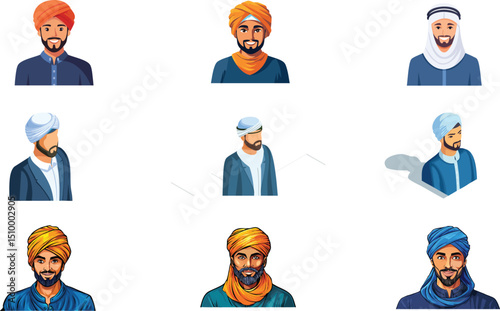 Man in Islamic turban 