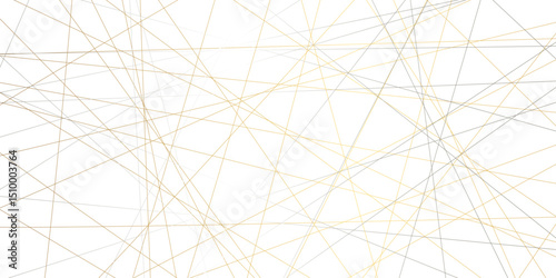 Abstract golden minimal futuristic concept line background. abstract triangle patterns lines shape modern Geometry style shine and layer element vector for presentation background template..	