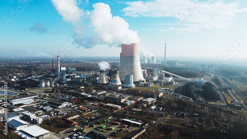 Wallpaper Mural Cooling tower smoke in urban landscape Torontodigital.ca