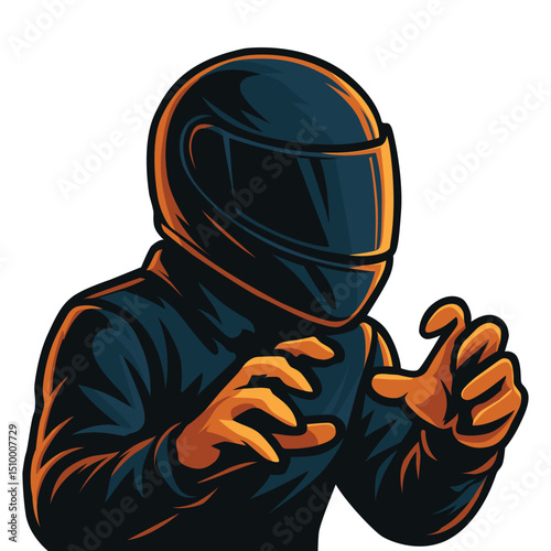 Riders vector logo illustration