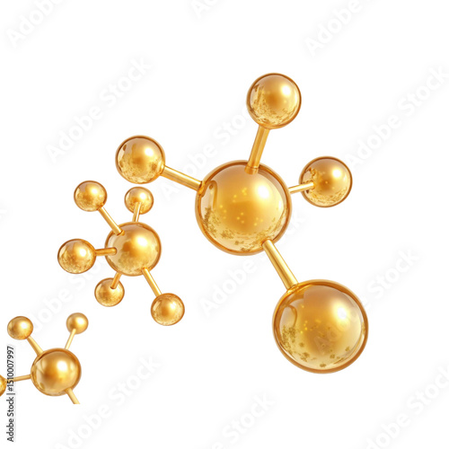 molecule 3d render