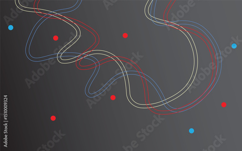 Abstract geometrics pattern on black background. Elegant dark gray color with textured modern design uses for book page, paintings, printing, mobile backgrounds, book, covers, screen savers, web page