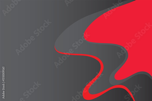 Red black wave background