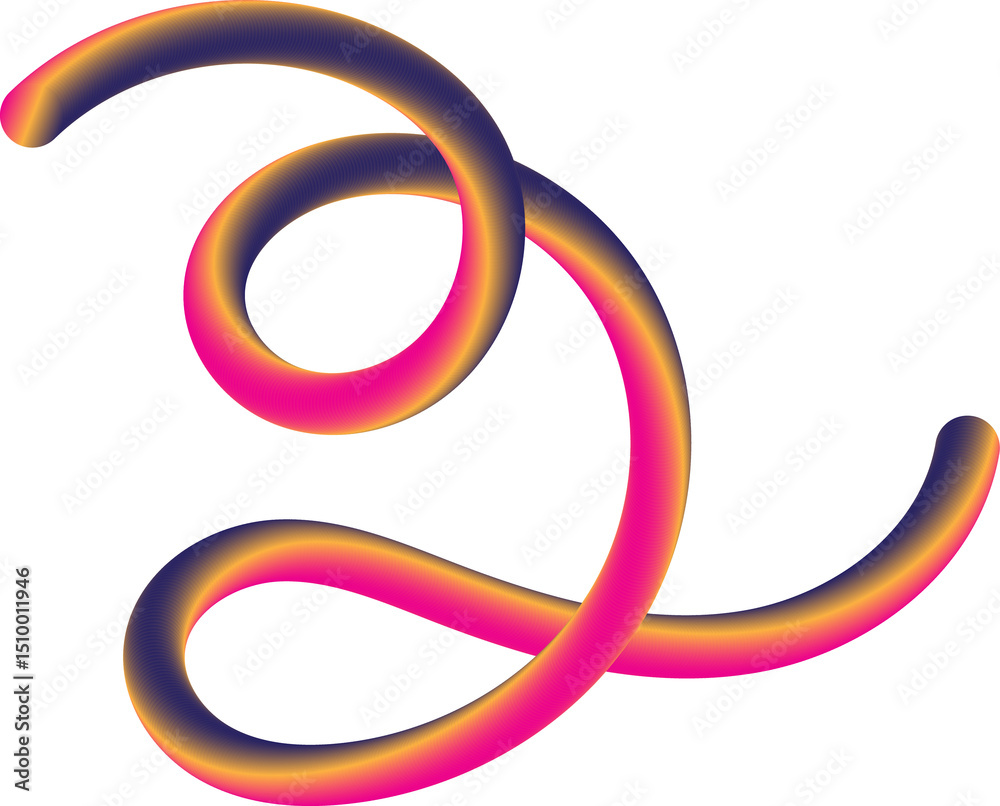 3D Curve Line Dynamic 3D Curve Line Dynamic