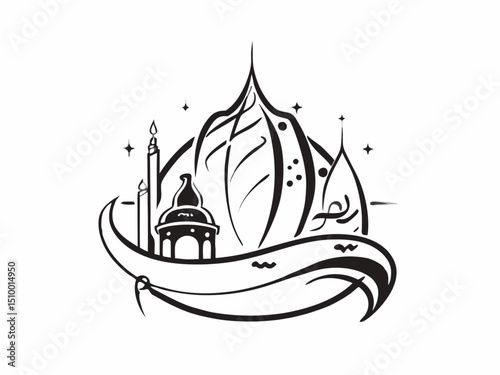 Vector illustration of a sailing ship icon, perfect for marine and nautical designs depicting a boat on the sea
