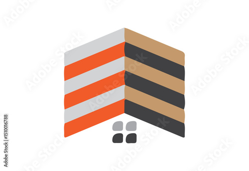 Modern Building Icon Logo Design – Real Estate, Construction, Architecture Art SVG Transparent File for Property Branding and Urban Projects