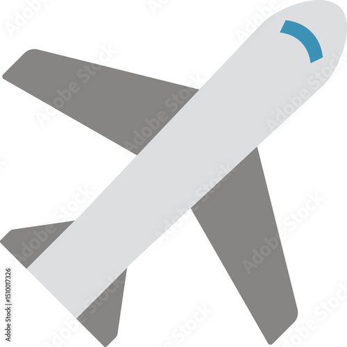 飛行機のアイコンイラスト