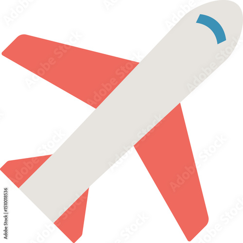 飛行機のアイコンイラスト