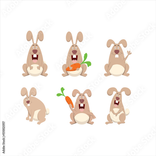 Cute Rabbit Vector Illustration | Bunny Clipart | Woodland Animal SVG | Easter Bunny Digital Art for Print & Web